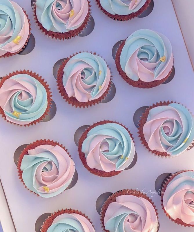 Gender Reveal Cupcakes