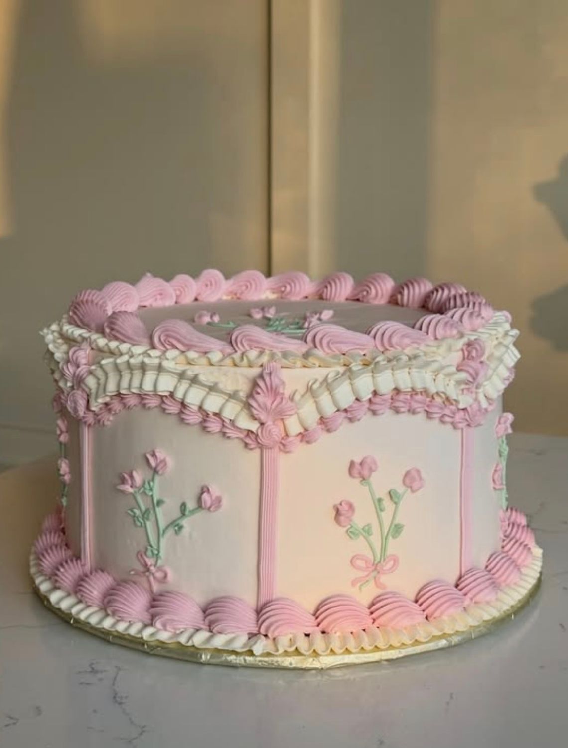 Vintage Floral Cake