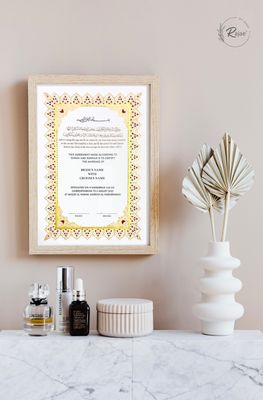 Wedding Certificate