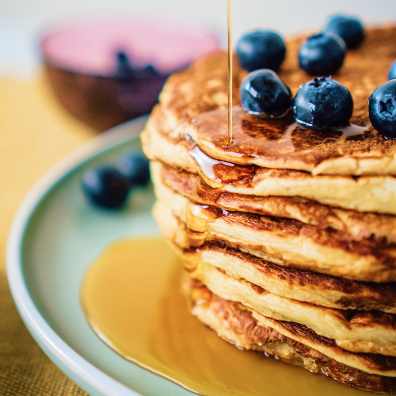 SAMPLE. Сhocolate pancakes with cranberries