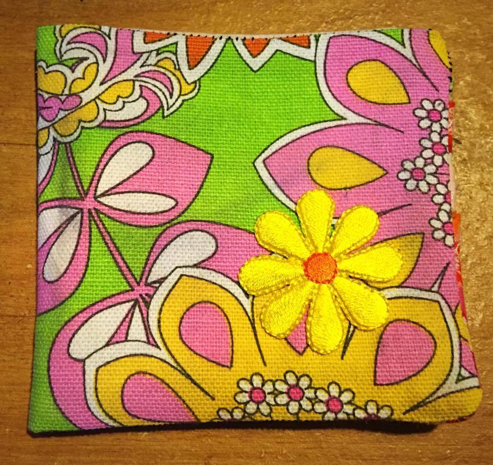 Flower Power grooovy baby wallet