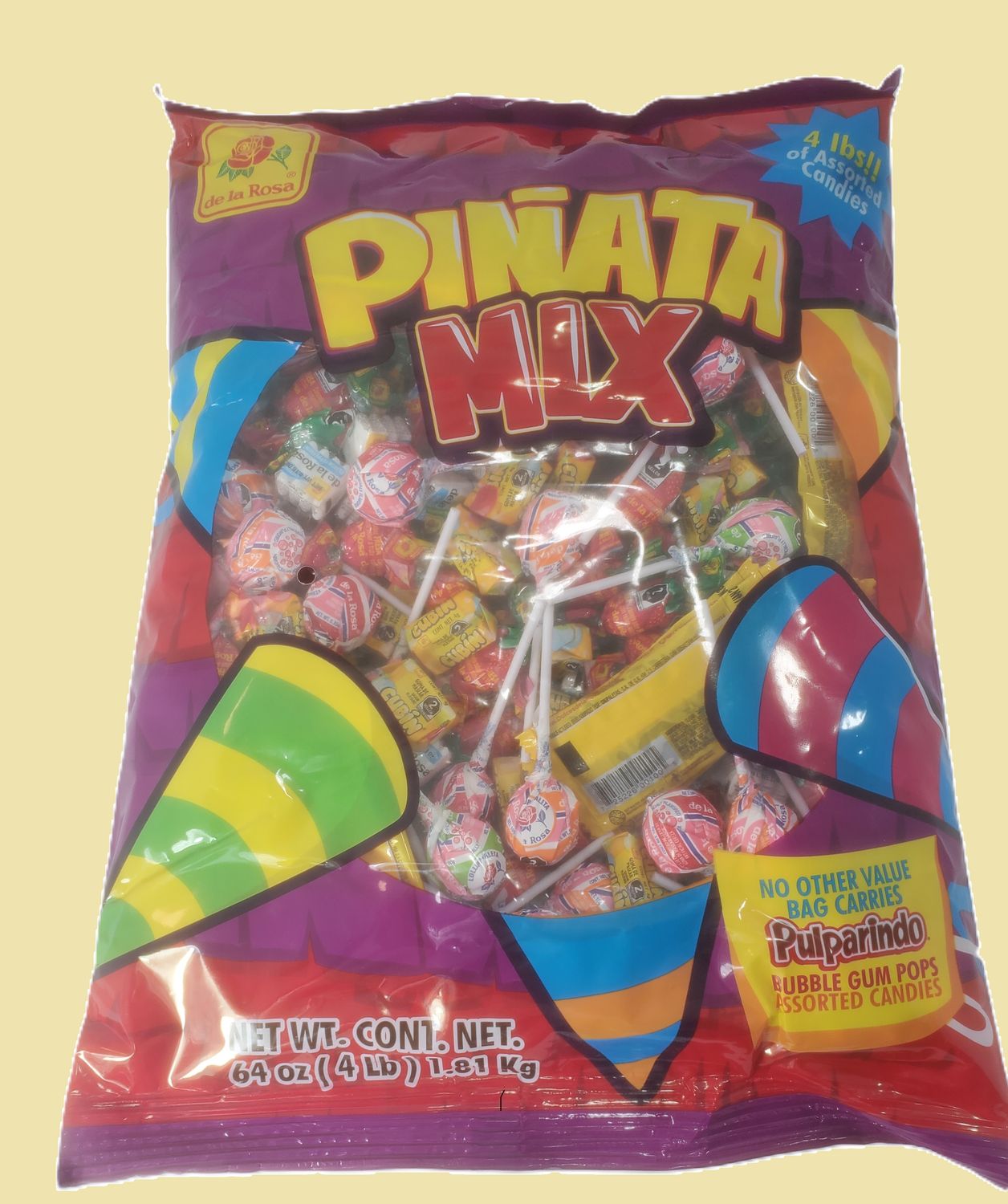 DE LA ROSA PINATA MIX CANDY 64 OZ (4LB)