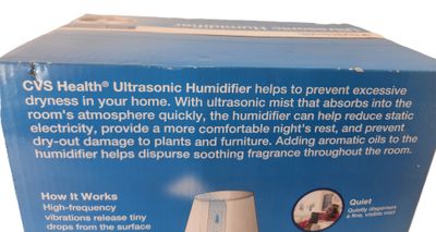 CVS Ultrasonic Humidifier Room size