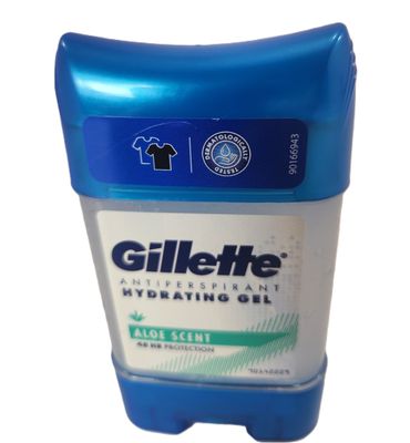 Gillette Antiperspirant Gel, Aloe Scent &amp; Artic Ice Deodorant For Men, Hydrating Gel 2 PACK