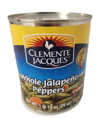 Clemente Jacques Pickled Whole Jalapeños, 26-oz. (737g)