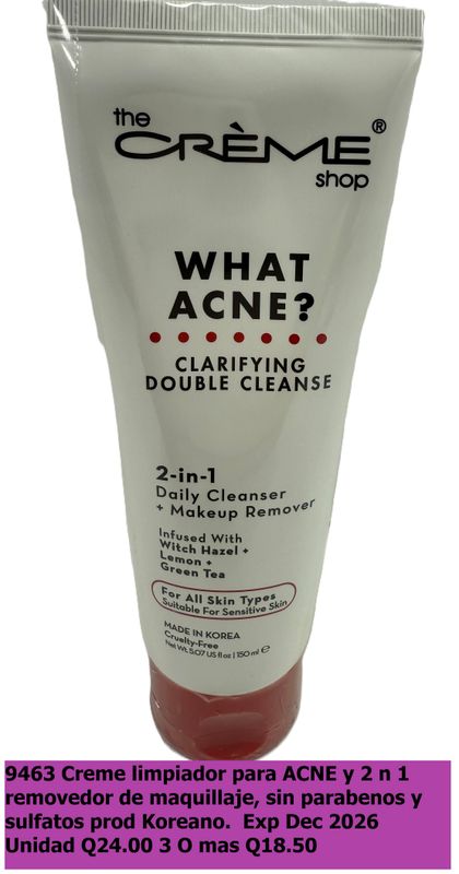 CREME WHAT ACNE LIMPIADOR PROFUNDO  150ML