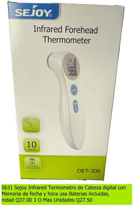 SEJOY INFRARED FOREHEAD THERMOMETRO