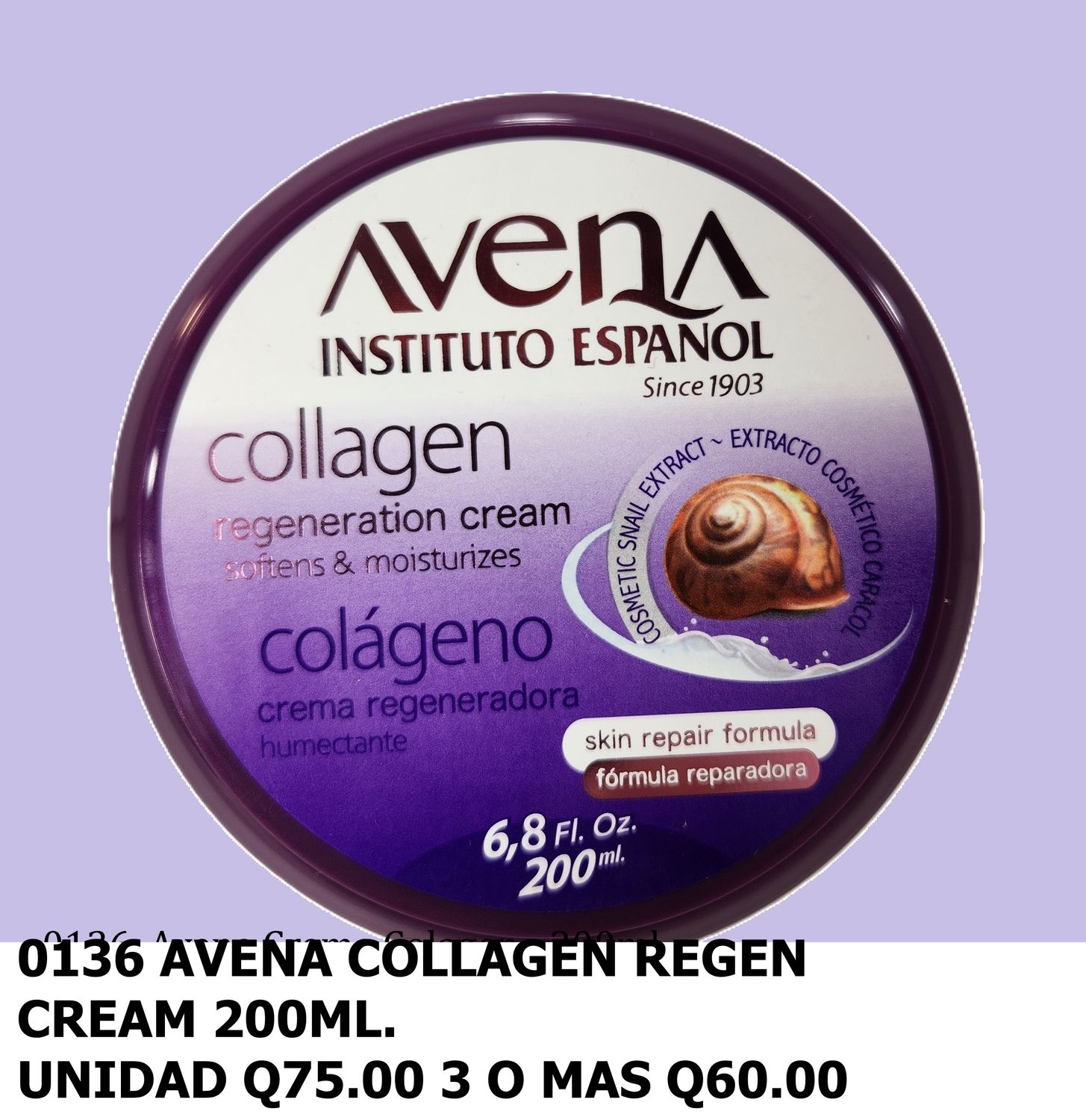 AVENA COLLAGEN CREAM 200ML