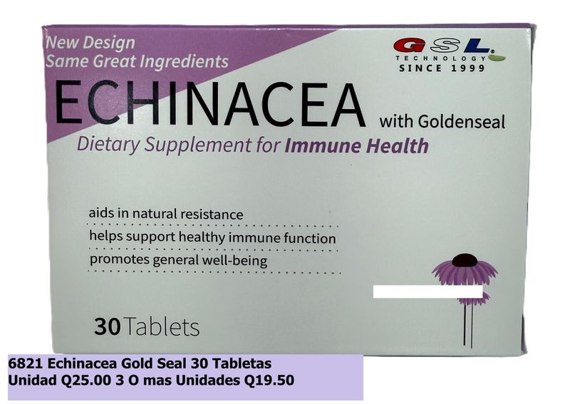GSL ECHINACEA GOLD  30 TABLETAS
