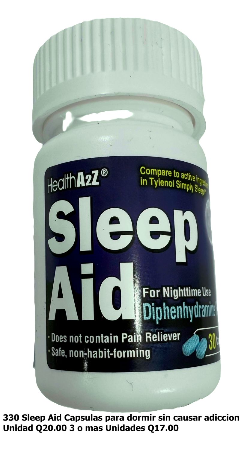 SLEEP AID CAPSULAS DORMIR 30PK