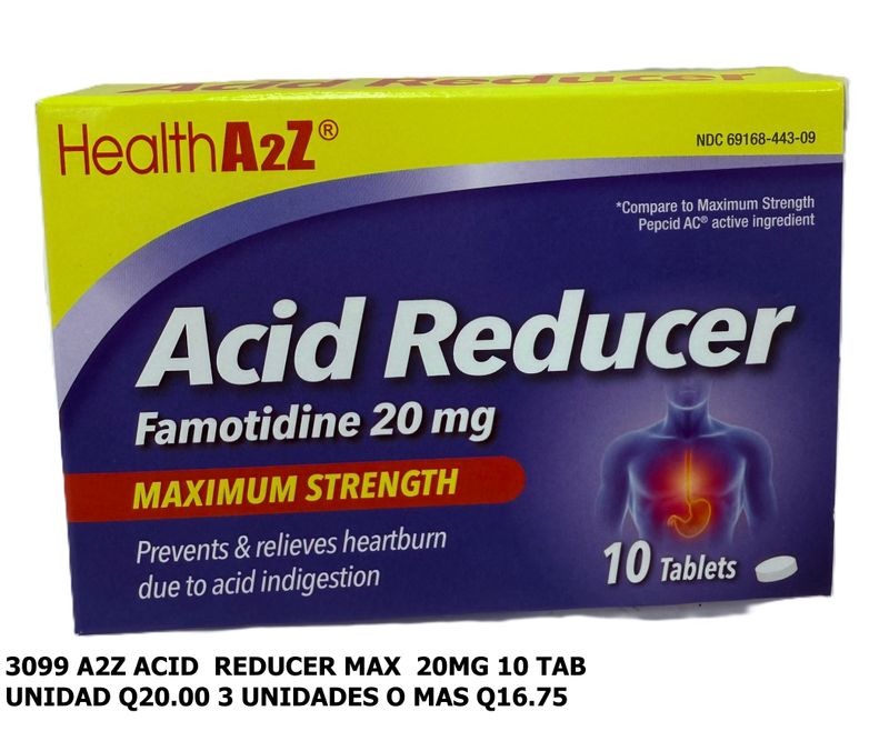 A2Z ACID REDUCER MAX 20MG 10TAB