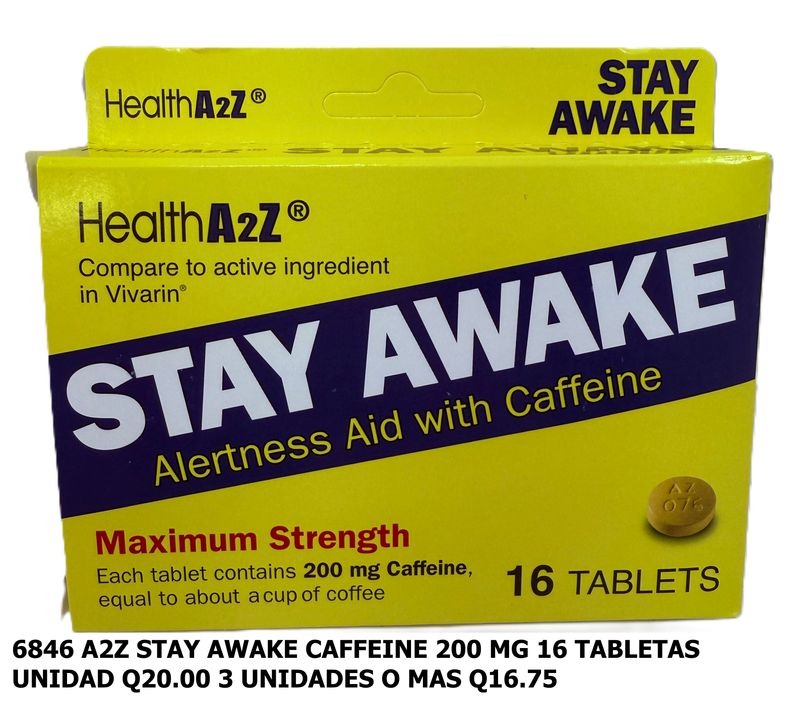A2Z STAY AWAKE CAFFEINE 16 TAB