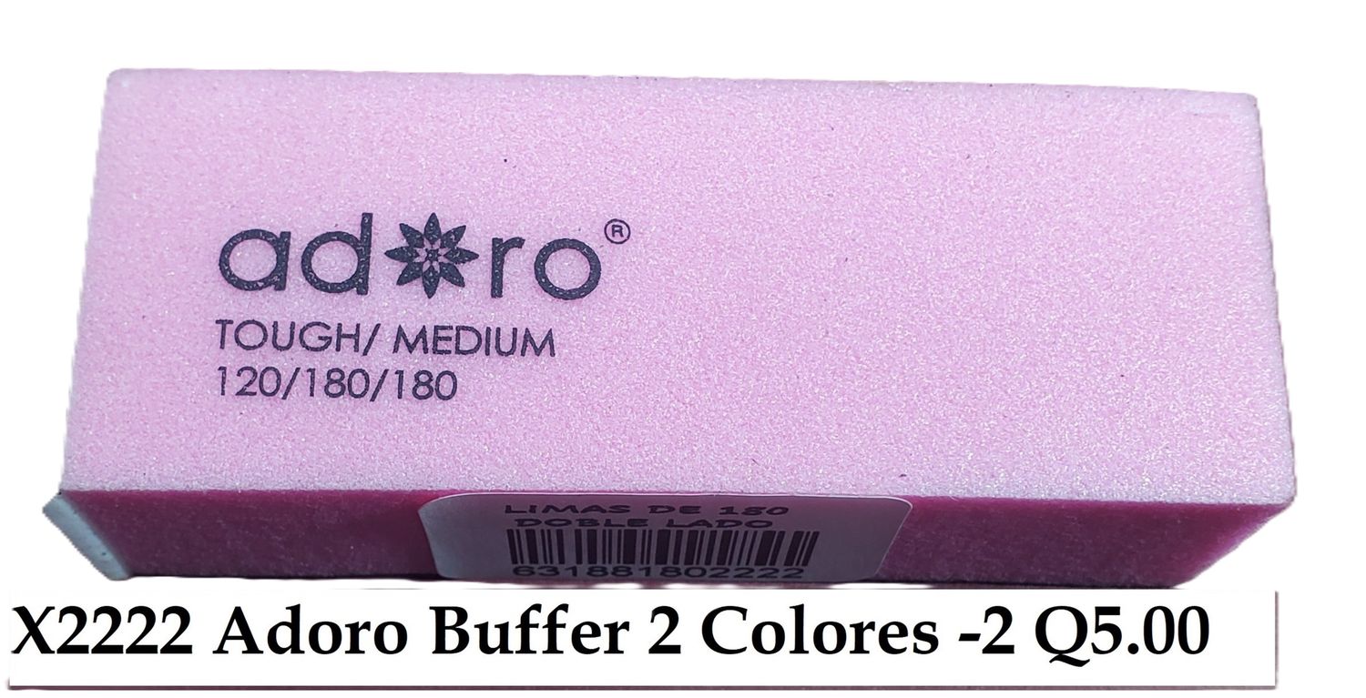 ADORO BUFFER 2 COLORES CUBOS