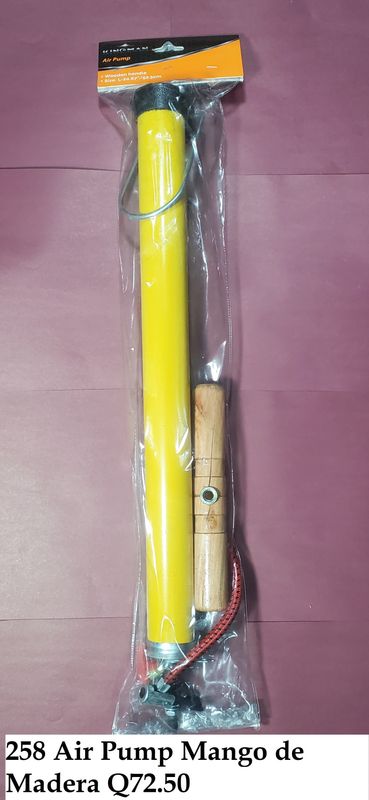 AIR PUMP MANGO DE MADERA 27258 INFLADOR MANUAL