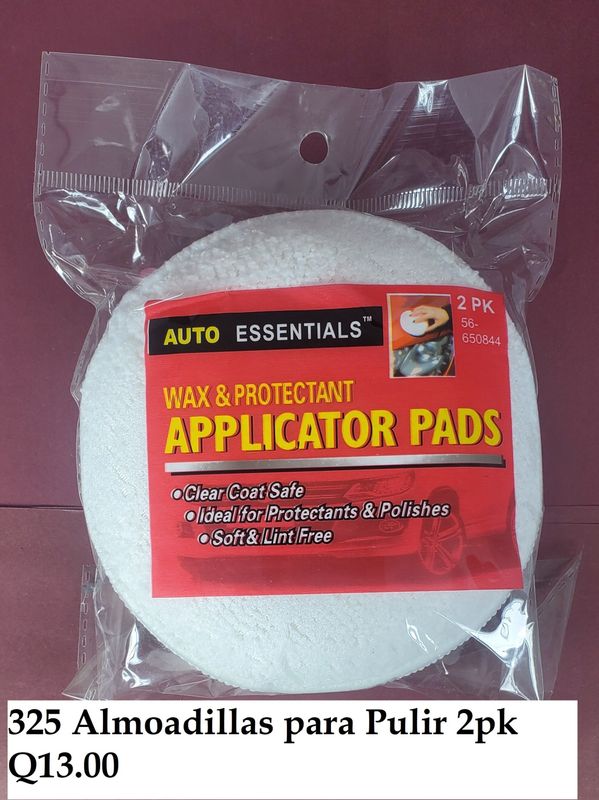 ALMAODILLAS PARA PULIR  AUTOS 2PK