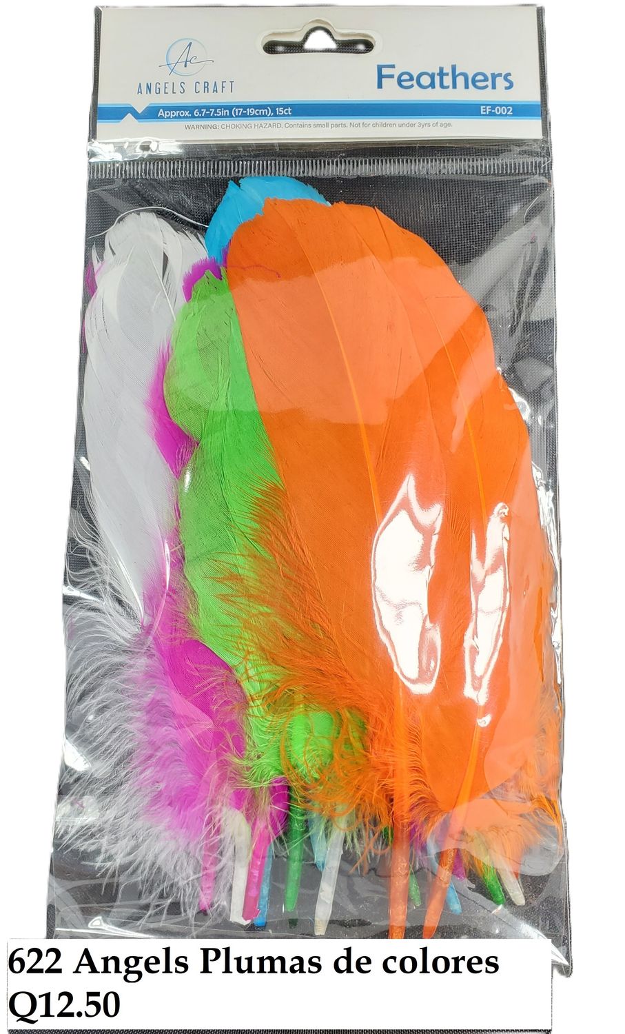 ANGELS CRAFT FEATHERS SF-002 PLUMAS DE COLORES