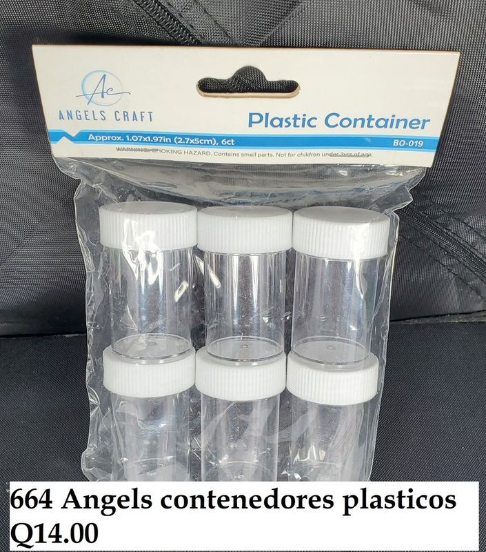 ANGELS CRAFT PLASTIC CONTENEDORES BOTELLAS 2X1  6PK