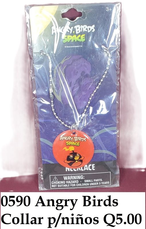ANGRY BIRDS SPACE COLLAR  P/NINOS DECORATIVO