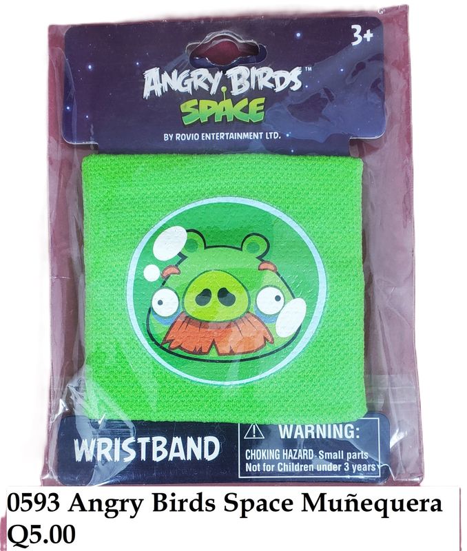 ANGRY BIRDS SPACE MUNEQUERA ABWR BANDA DE MANO
