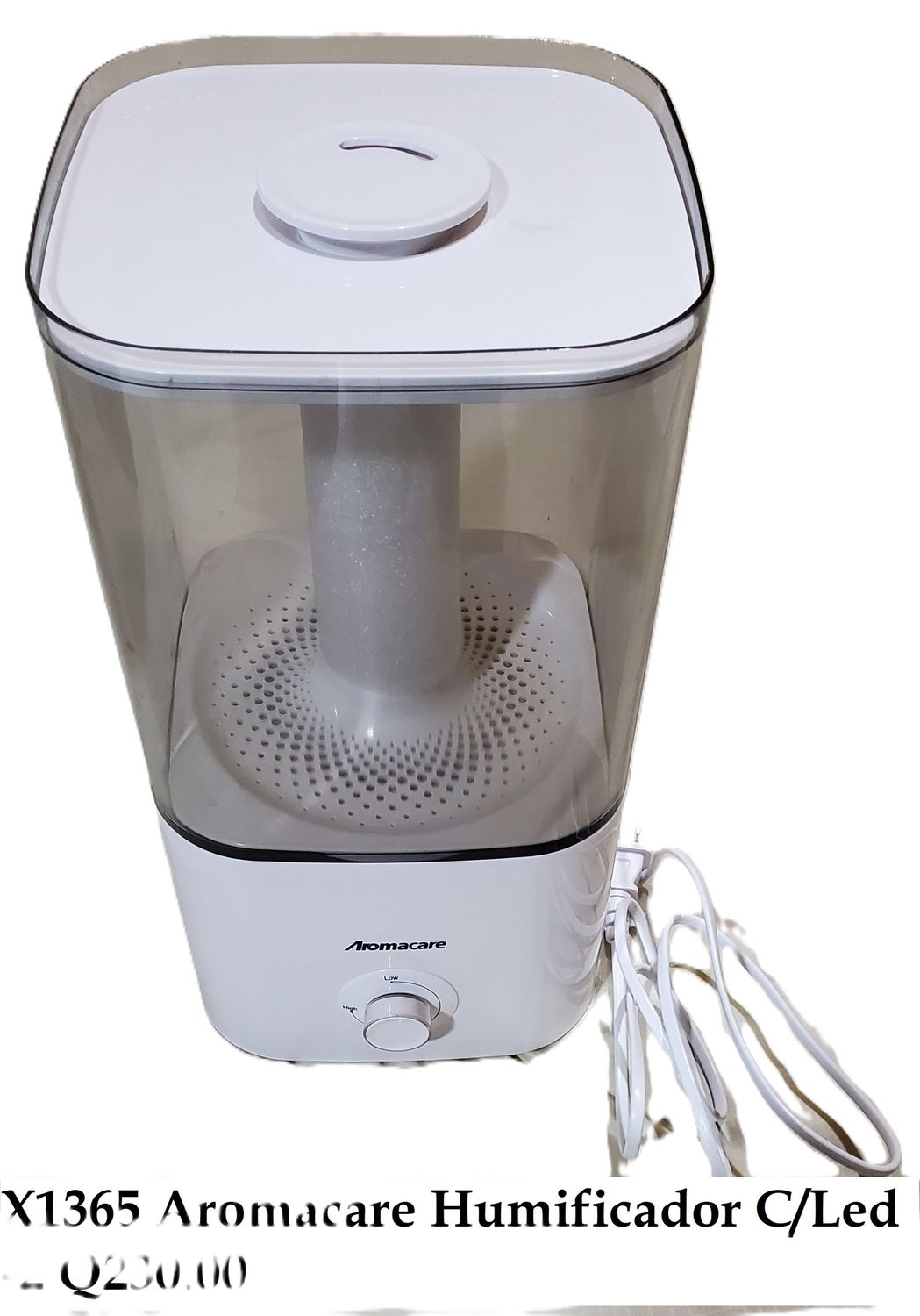 AROMACARE HUMIFICADOR DIFUSOR CON  LED