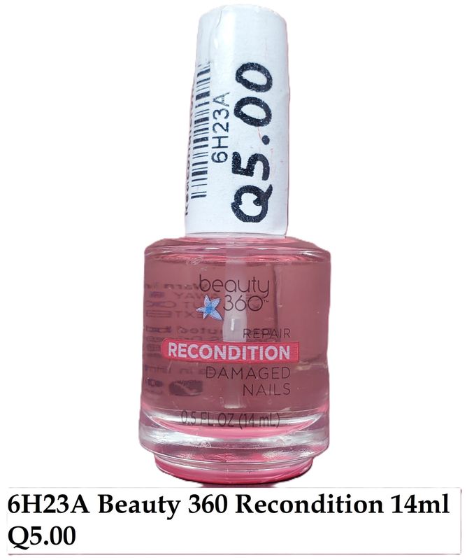 BEAUTY  360 TOP COAT Y REACONDIONADOR PARA UñAS ACRILICAS