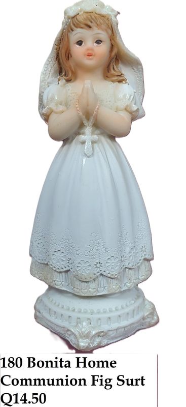 BONITA HOME COMMUNION FIGURAS PARA PRIMERA COMUNION DE POLIRESINA  SURTIDO