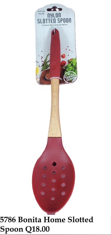 BONITA HOME SLOTTED SPOON  13&quot; CUCHARON PERFORADO O RANURADO