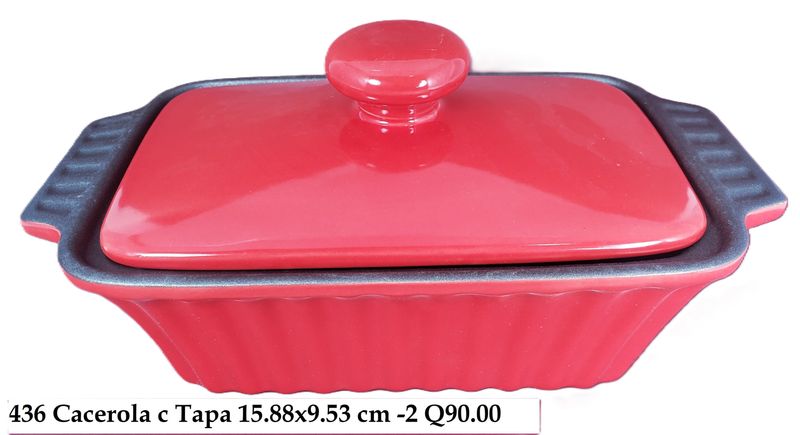 CROCK*POT CACEROLA C ON TAPA 6.25X3.75 PULGADAS o 15.88X9.53 CM