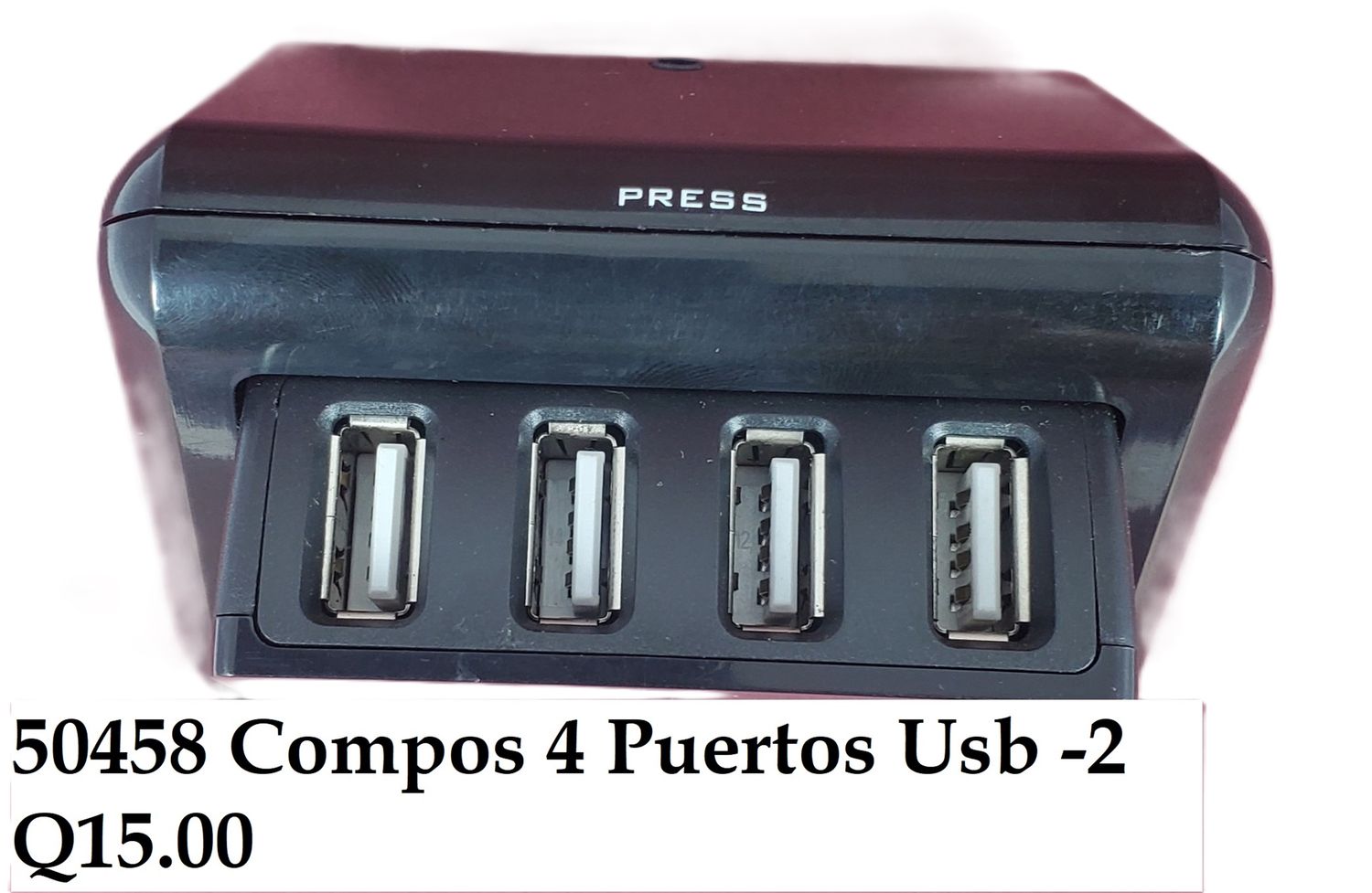 COMPOS 4 PORT USB HUB AMPLIACION DE 1 A 4 PUERTOS USB