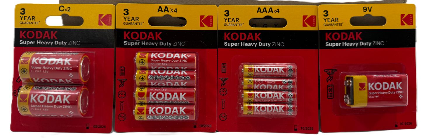 KODAK BATERIAS PAQUETE SURTIDO