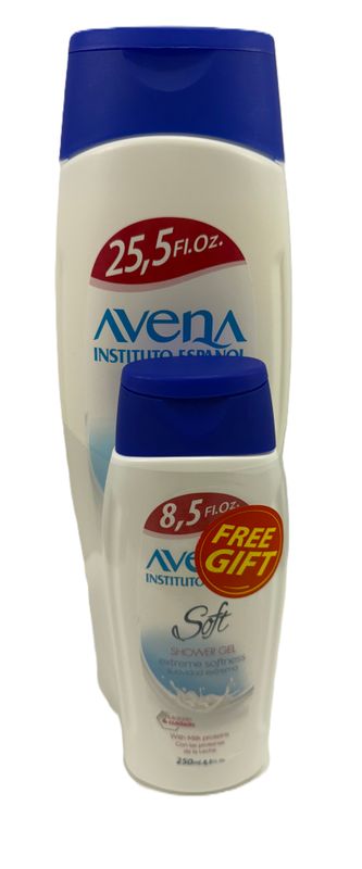 AVENA SOFT SHOWER GEL 2PK JABON LIQUIDO CORPORAL CON OFERTA