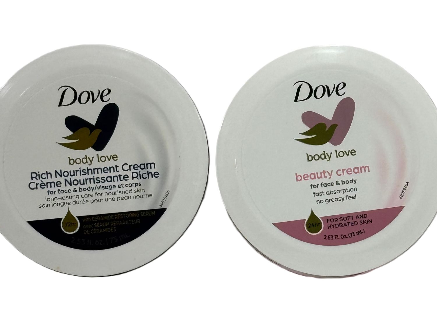 DOVE RICH NOURISHMENT CREAM  &amp; BEAUTY CREAM ROSADO 75ML