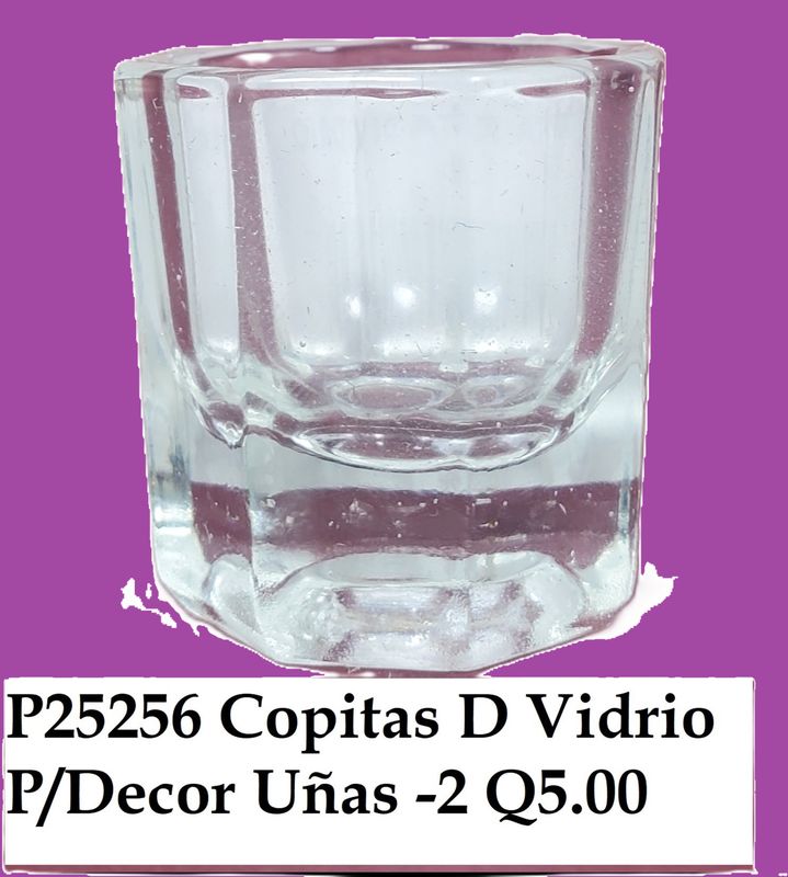 COPITA DE VIDRIO SE UTILIZABLE PARA  DECORAR UÑAS