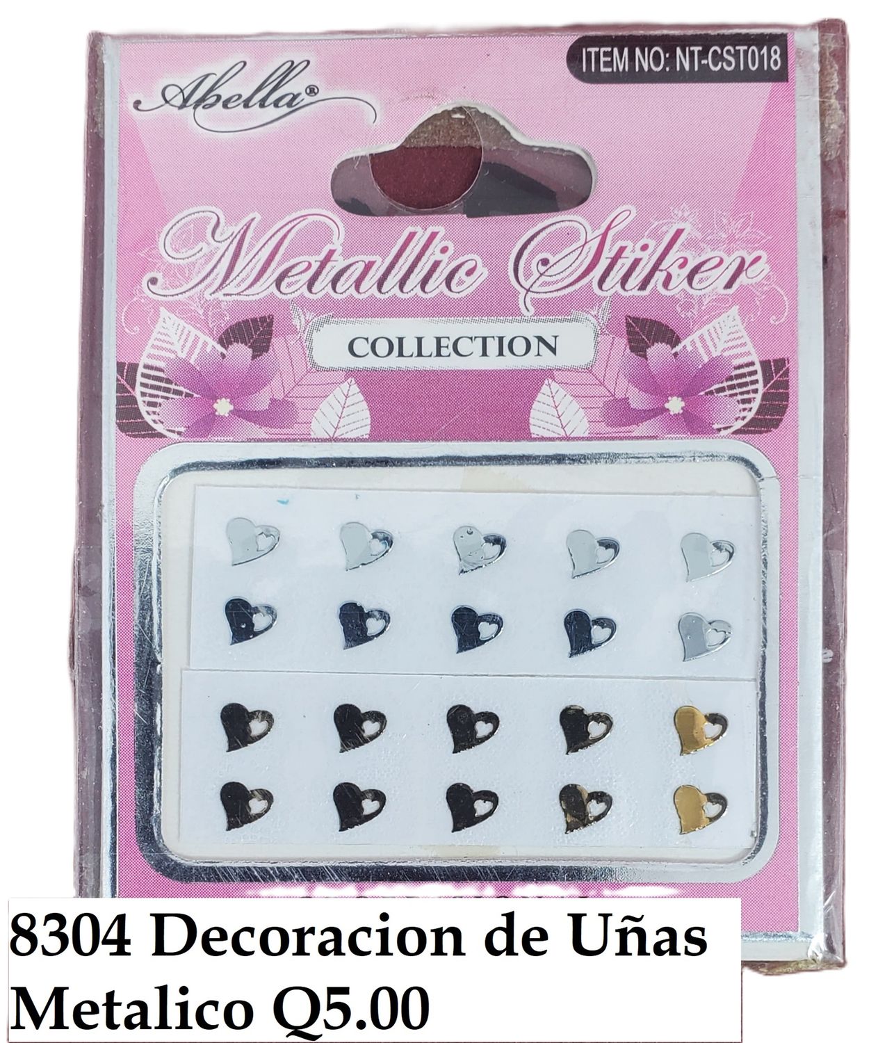 DECORACION METALICA PARA UÑAS COLLECTION