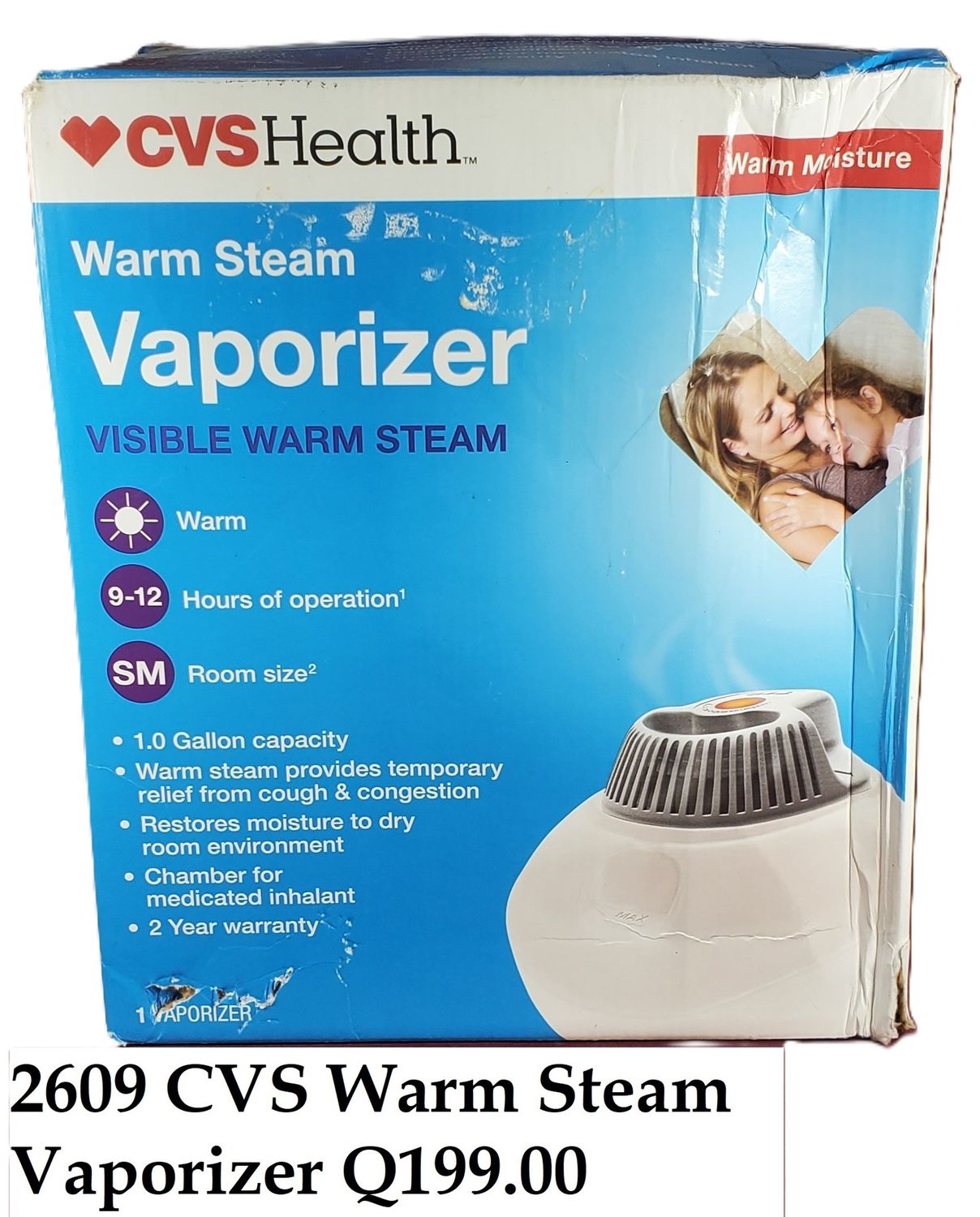 CVS WARM STEAM VAPORIZER