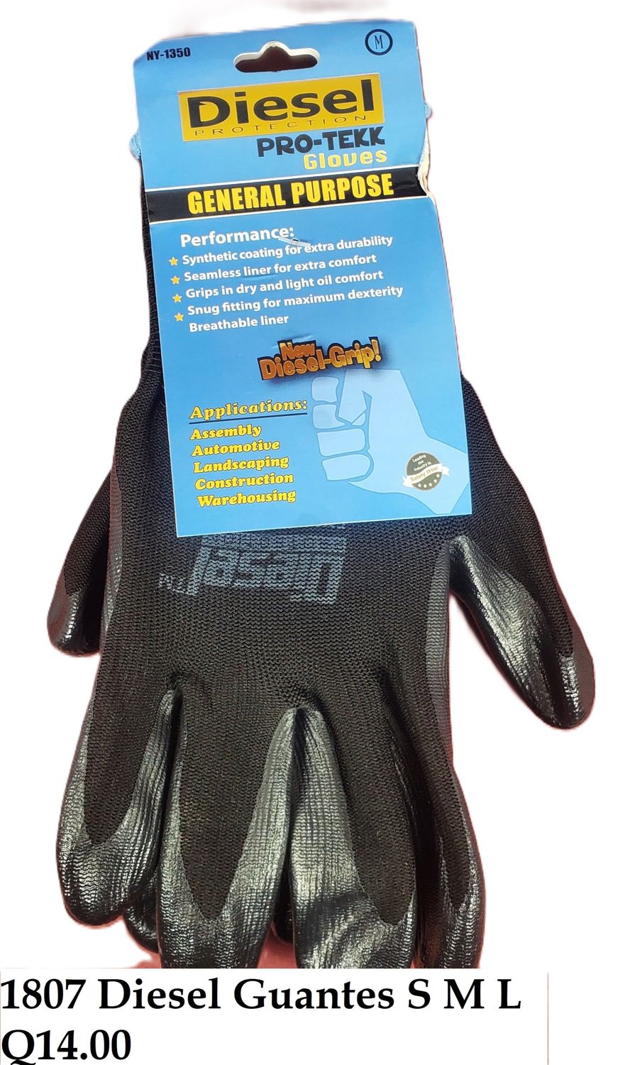 DIESEL  GUANTES TALLA SURTIDA  &quot;S&quot; / &quot;M&quot;/ &quot;L&quot;