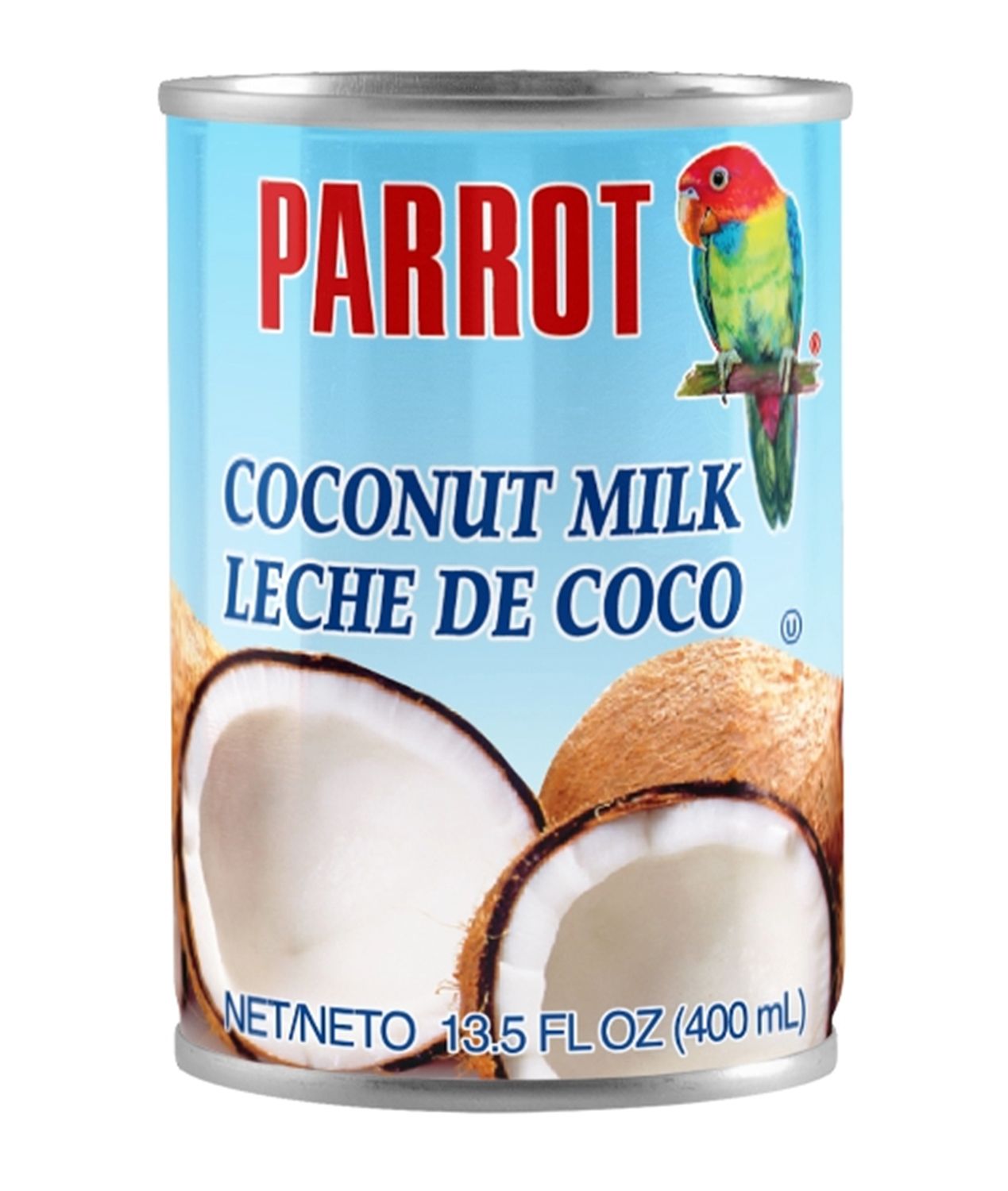 PARROT COCONUT MILK  LECHE DE COCO 400ML EXP ENERO 2027