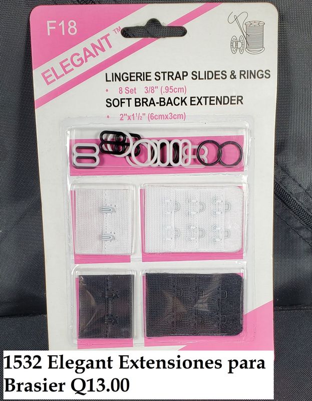 ELEGANT LINGERIE STRAP RINGS 10 Pzas de Extensores de Sujetador para Mujer, set de 8 Ganchos y Rings  Ganchos Elásticos Cómodos Correa de Extensión de Sujetador Elástico (Negro+blanco)