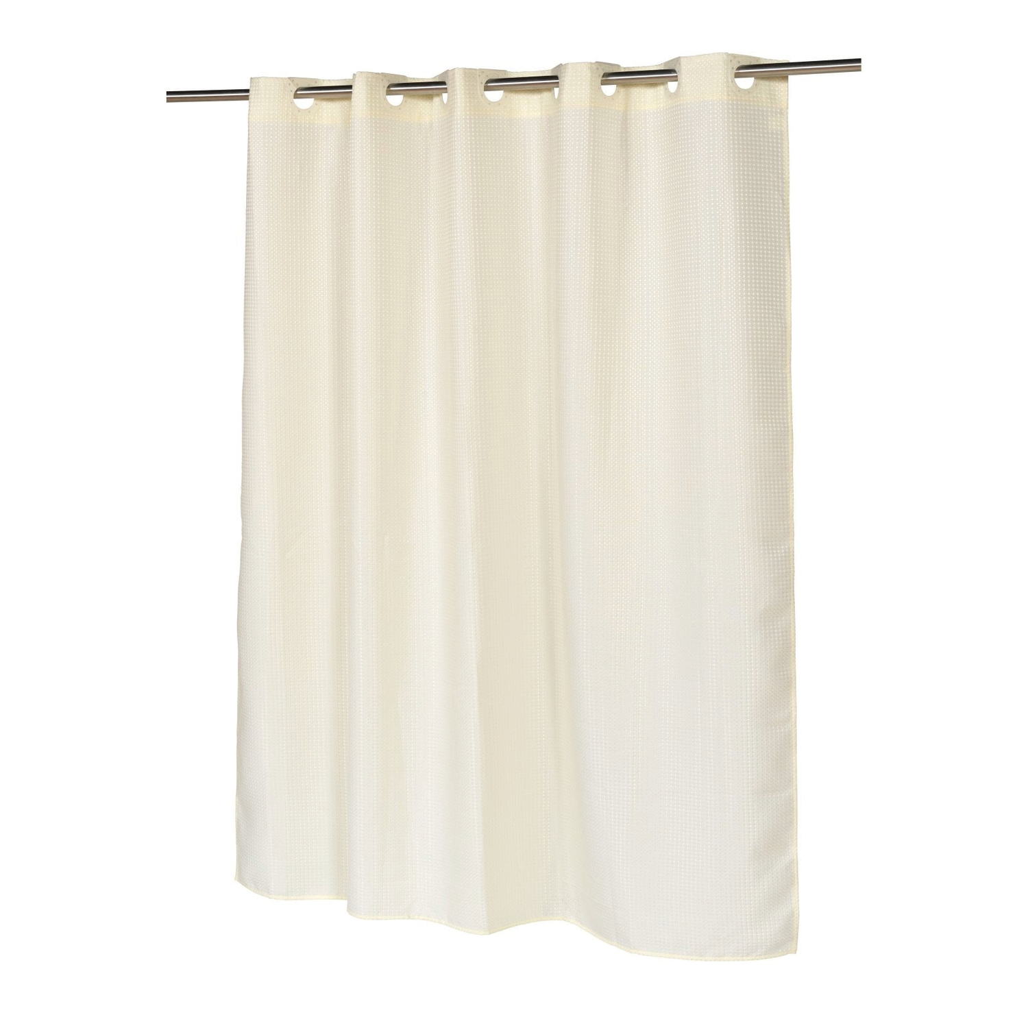 EZ - ON PEVA SHOWER CURTAIN IVORY Cortina Para Baño Gruesa No Necesita Ganchos