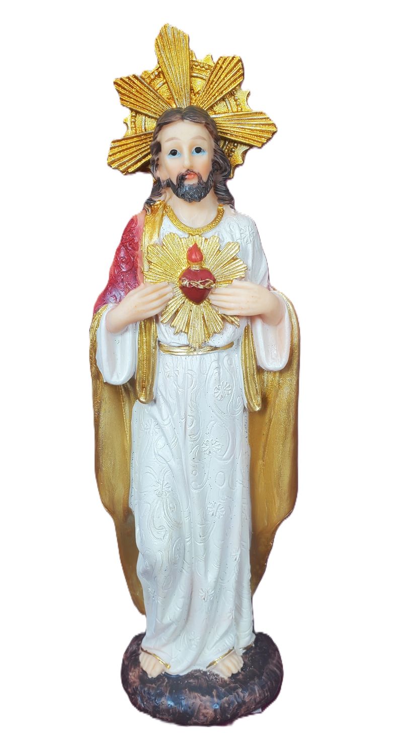 FIGURA JESUS SAGRADO CORAZON 9&#39; PLG