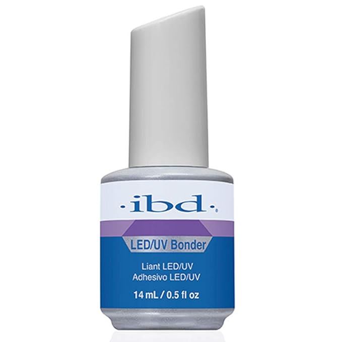 IBD LED/UV BONDER 14ML IBD LED/UV Bonder - Imprimación de uñas para esmalte de gel y uñas acrílicas, adhesivo de uñas para una adherencia duradera, 0.5 onzas