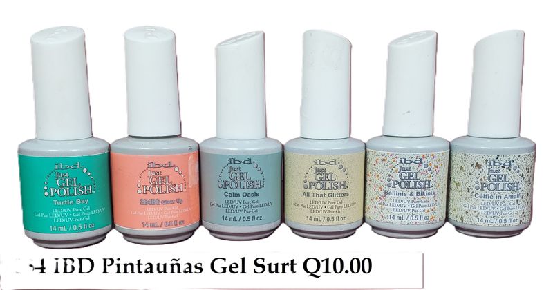 IBD PINTAUNAS GEL SURTIDO, IBD Just Gel Esmalte de uñas, 0.5 onzas líquidas