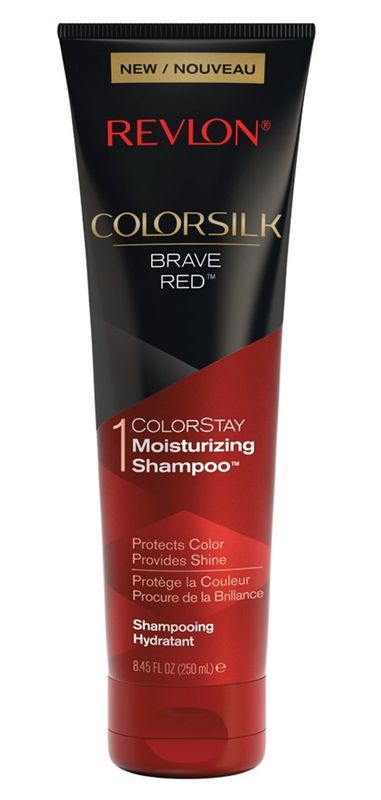 REVLON COLOR SILK TONOS ROJOS  250M, Revlon Colorsilk Care Champú, rojo, 8.45 onzas líquidas