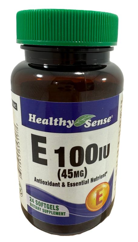 HS VITAMINA E 100 IU 24 GEL CAPS