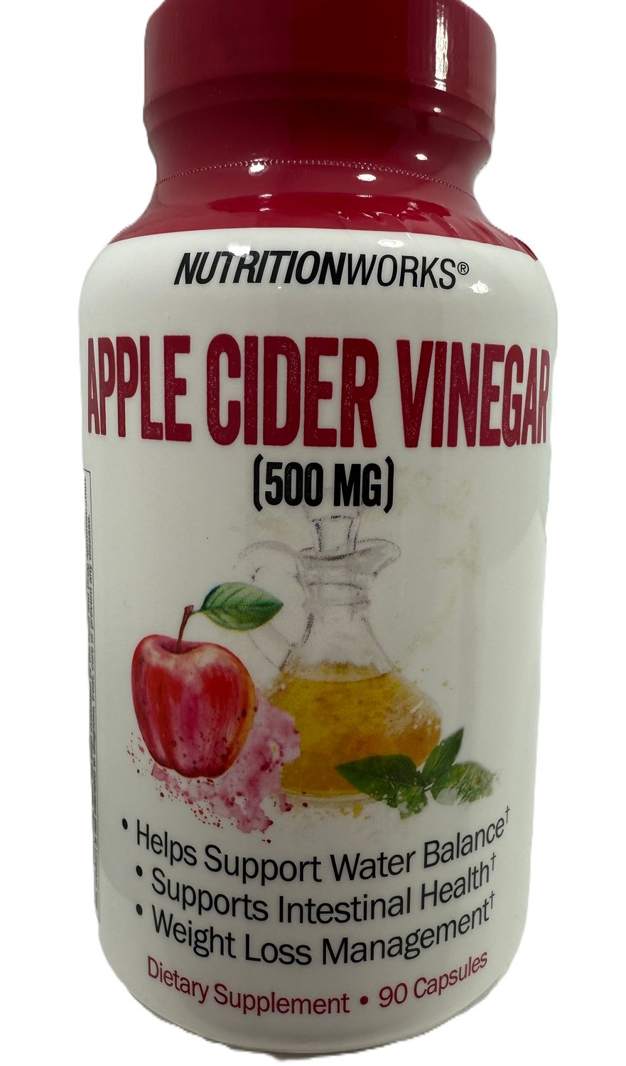 APPLE CIDER VINEGAR 500MG 90 CAPSULAS,