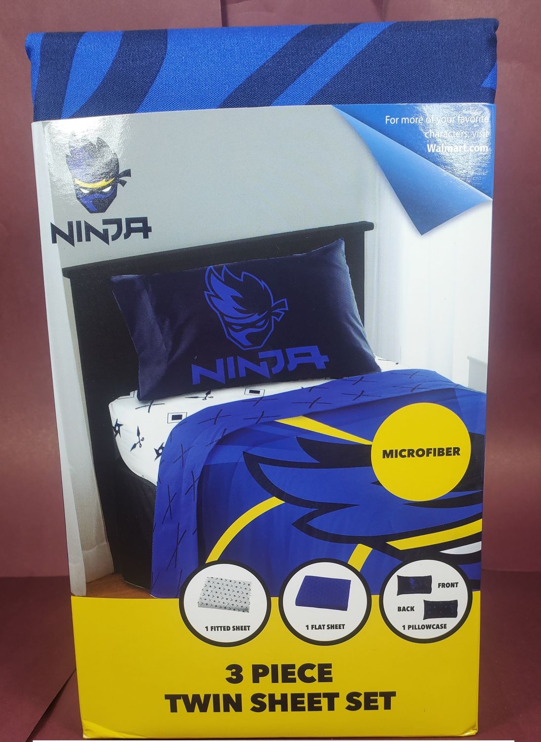 NINJA 3 PIECE TWIN SET MICROFIBER SET DE SABANAS IMPERIAL