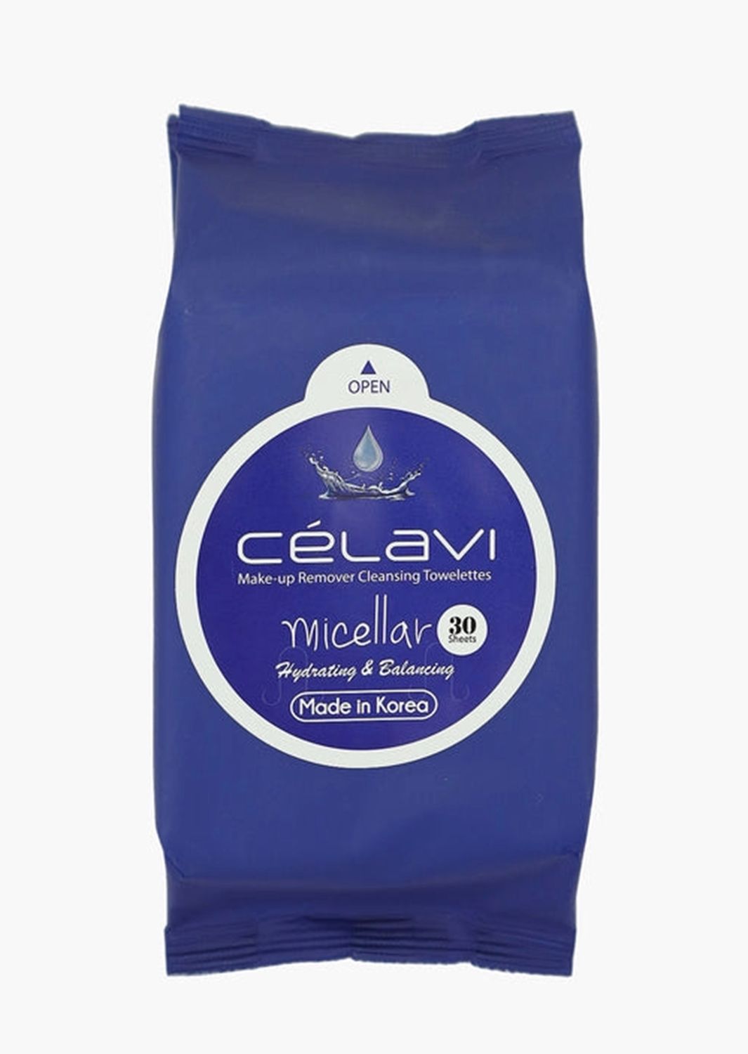 CELAVI MAKE-UP TOALLITA LIMPIADORA REMOVEDORA 30PK