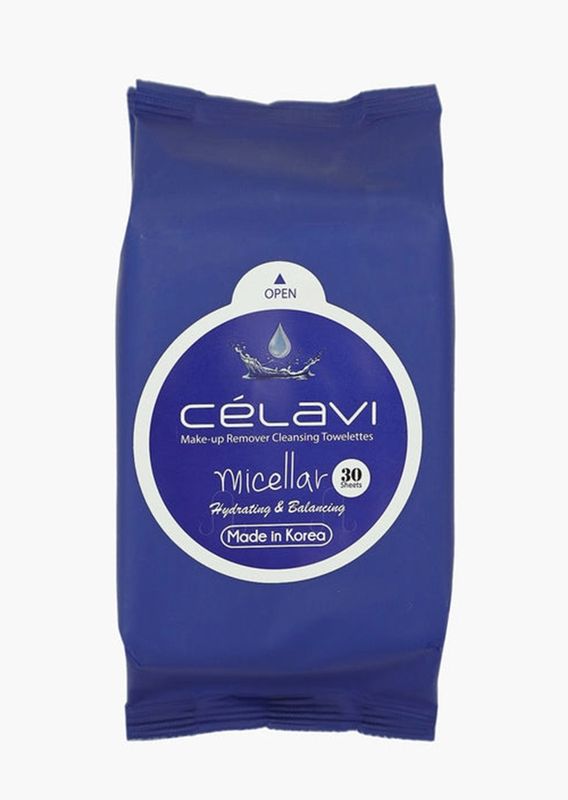 CELAVI MAKE-UP TOALLITA LIMPIADORA REMOVEDORA 30PK