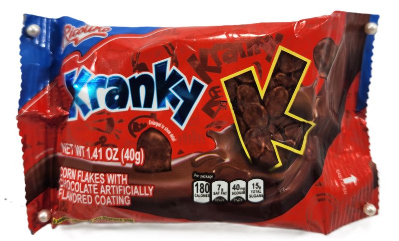 KRANKY GALLETITAS HOJUELAS DE MAIZ  CUBIERTAS DE CHOCOLATE 40g