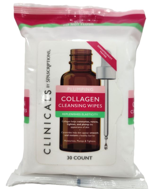 CLINICALS SPASCRIPTIONS WIPES CON COLLAGENO 30 WIPES